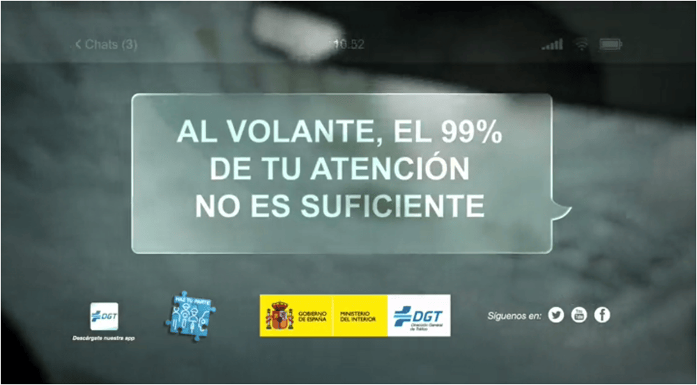 Distracciones en carretera